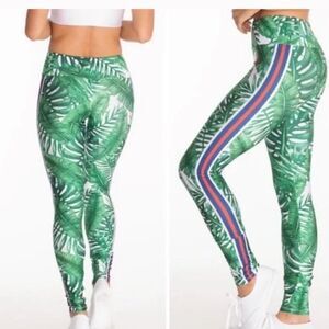 Goldsheep Palm Print leggings  